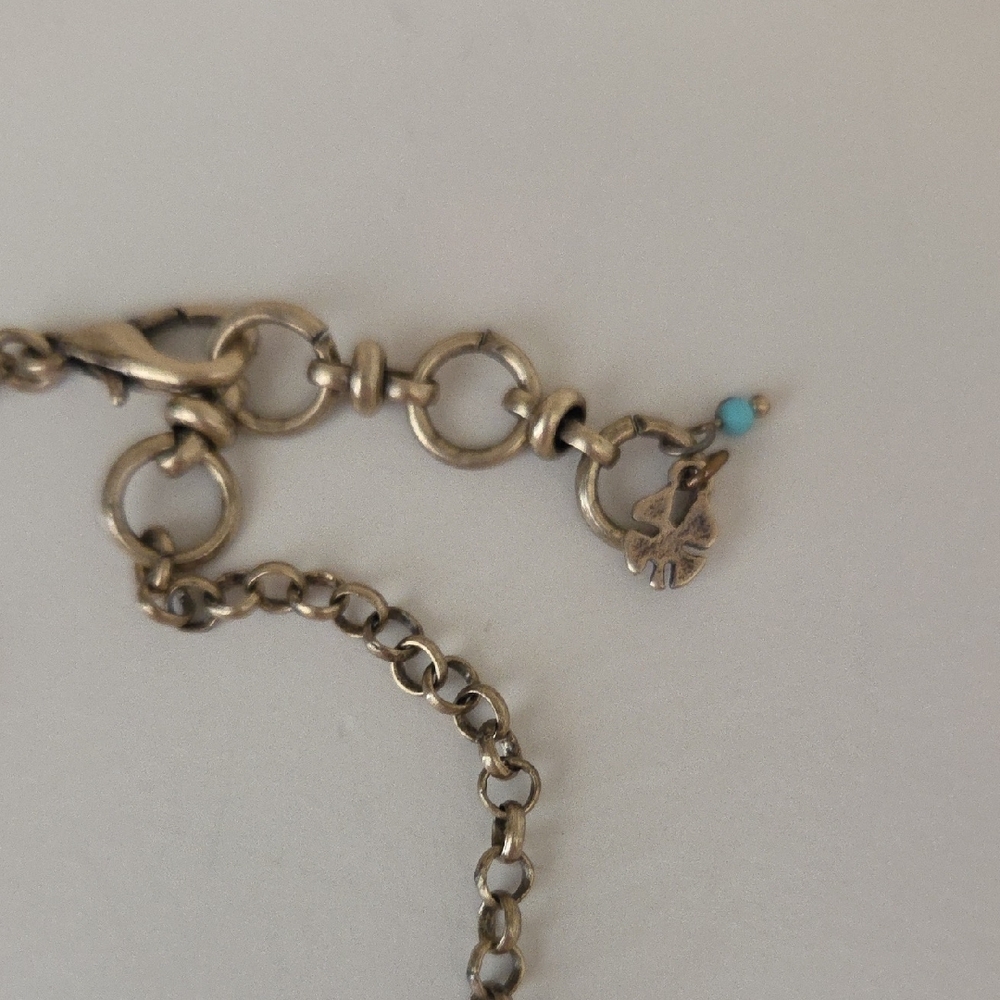 Lucky Brand Gold Teardrop Pendant Necklace - Picture 3 of 3